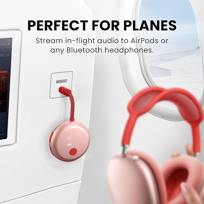 Avantree SoundJet R1 – 25Hr Airplane Bluetooth Adapter - Image 2