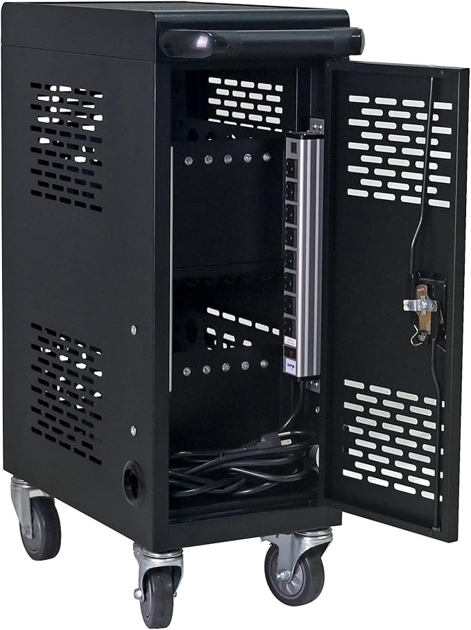 Aokleo Laptop Charging Cart, 16 Devices Tablet Storage Carts - Image 9