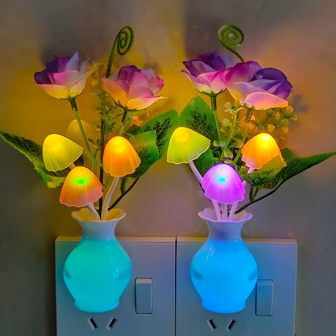 AUSAYE Color-Changing LED Night Light, Home Décor Lamp Dream Nightlight Purple - Image 7