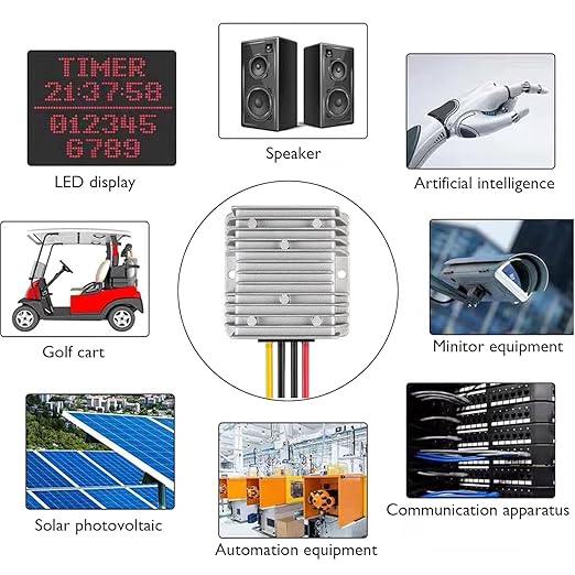 DC 12V to 24V 10A 240W Boost Converter, Waterproof Voltage Regulator Power - Image 8