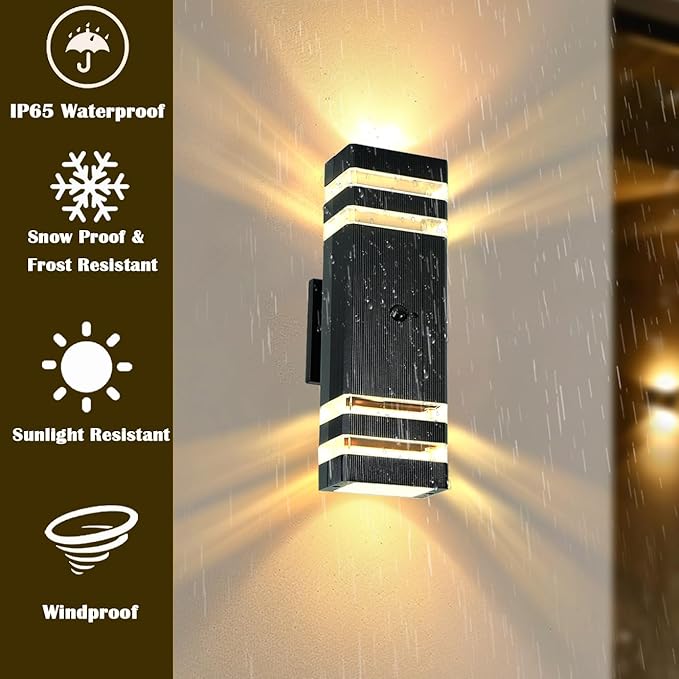 iYogaled Motion Sensor Outdoor Wall Lights - Image 7