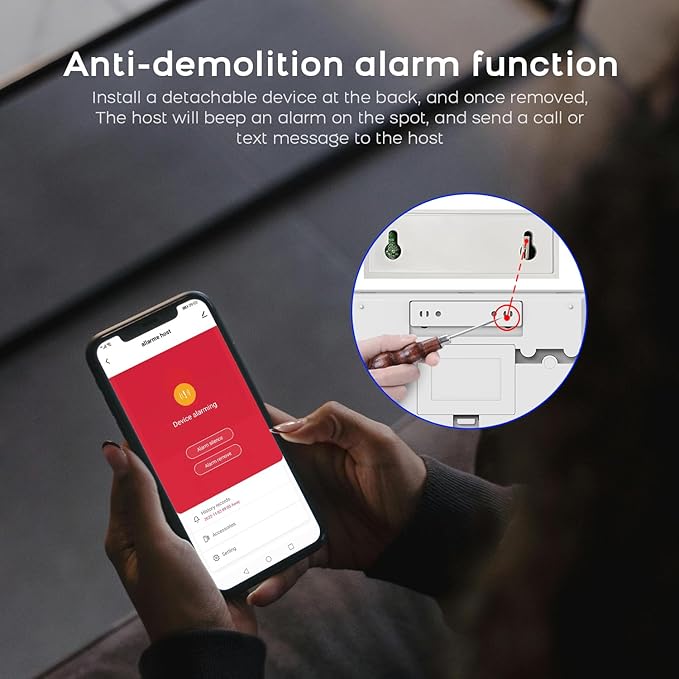 PGST WiFi Alarm System for Home Security, Motion Detector, Tuya APP Instant - Image 7