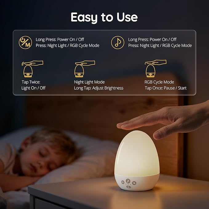 JolyWell Night Light for Kids, Baby Night Light - Image 5