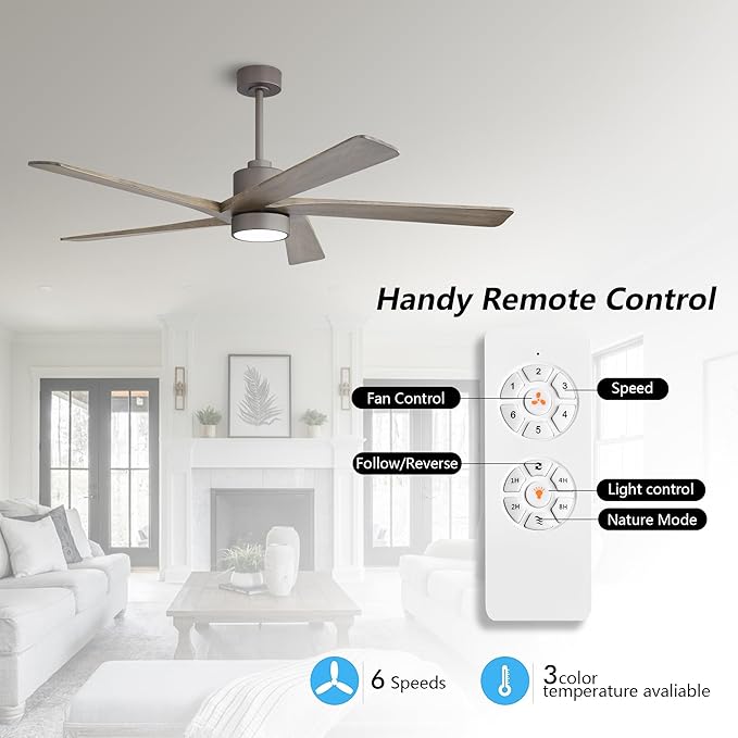 WINGBO 64 Inch DC Ceiling Fan - Image 2