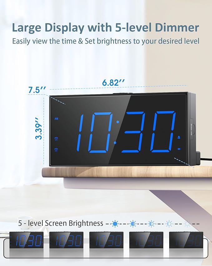 Roxicosly Loud Alarm Clock - Image 4
