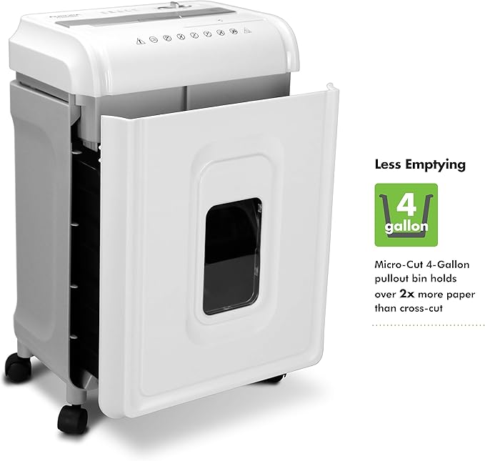 Aurora High-Security 8-Sheet Micro-Cut Paper, CD/DVD and Credit Card Shredder - Image 4