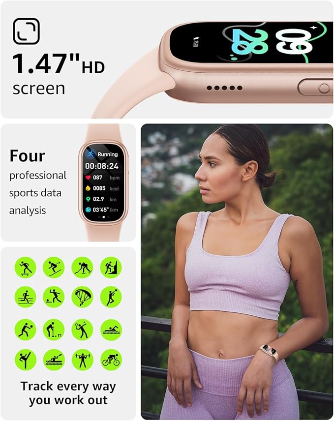 Asmoda Fitness Tracker, Smart Watch - Image 3