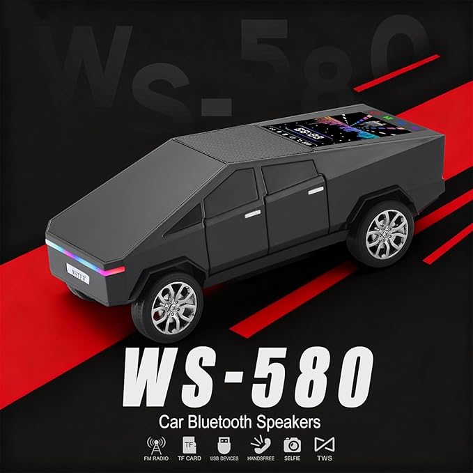 WSTER Portable Car Model Bluetooth Speaker - Image 9