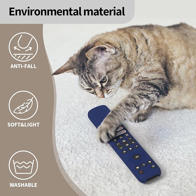 Silicone Remote Cover for TCL RC813 FMB1, Case Sleeve for TCL Remote RC813 FMB1 - Image 5