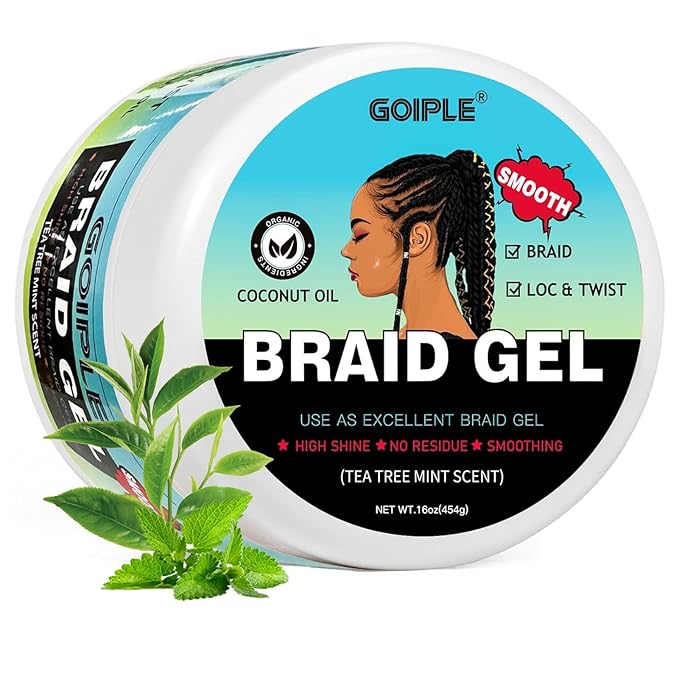 16 OZ Braiding Gel for Twist, Edge Control by Goiple