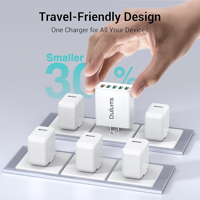 50W USB Wall Charger Block, Android Phones - Image 5