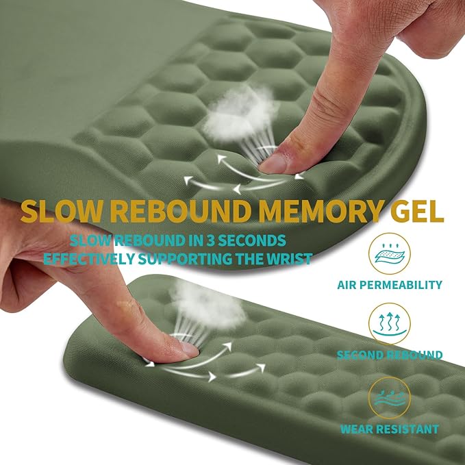 Hokafenle 2 in 1 Ergonomic Mouse Pad Wrist Support & Wrist Rest - Image 3