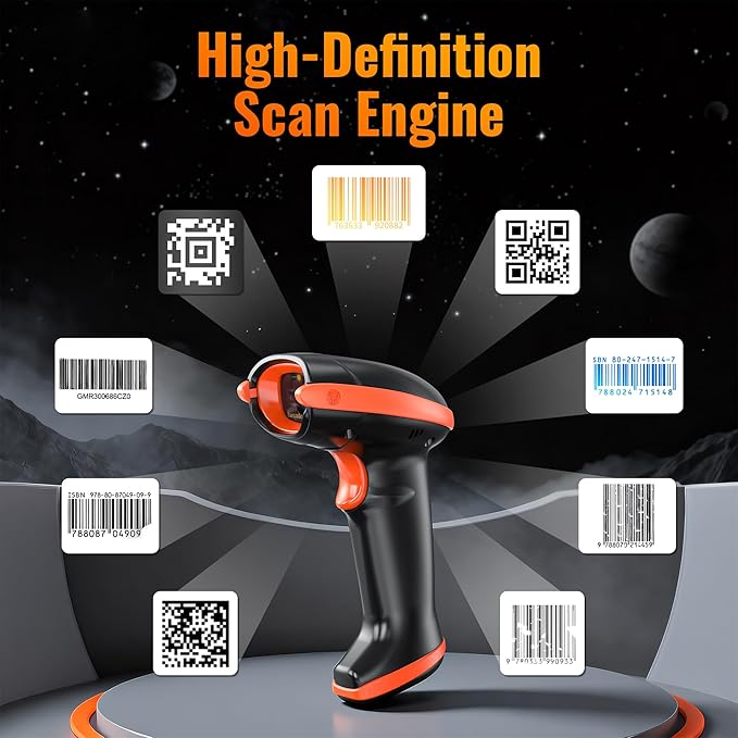 Tera Pro Series Wireless 1D 2D QR Barcode Scanner - Image 5