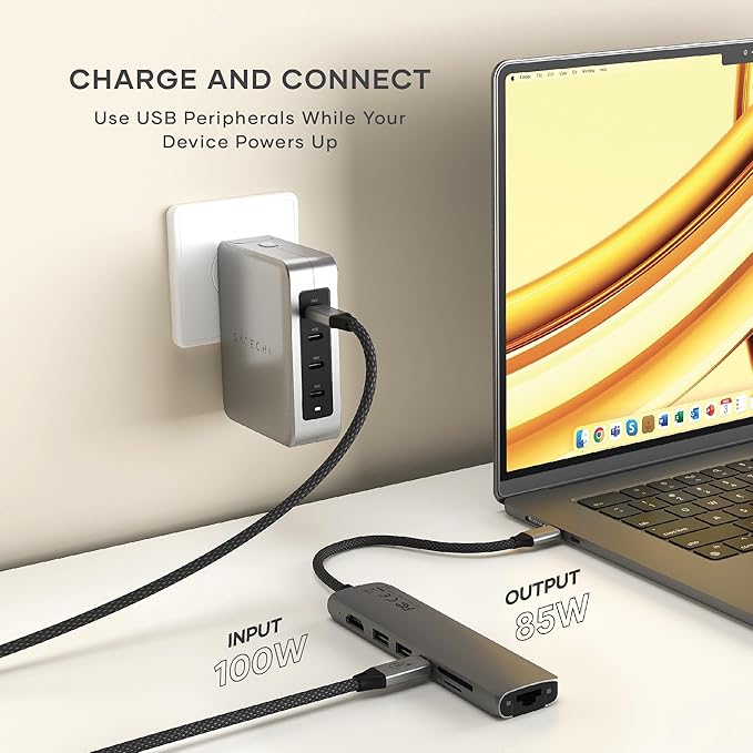 Satechi 7 in 1 USB C Hub Multiport Adapter - Image 3
