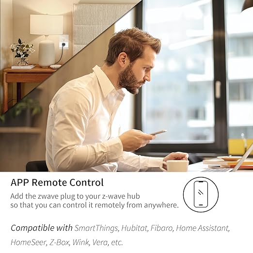 Minoston 800 Zwave Plug Smart Outlet Switch LR, Z-Wave hub Required, Bult in - Image 4