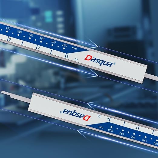 Dasqua Digital Caliper 8", IP54 Stainless Steel Water Resistant Caliper - Image 4