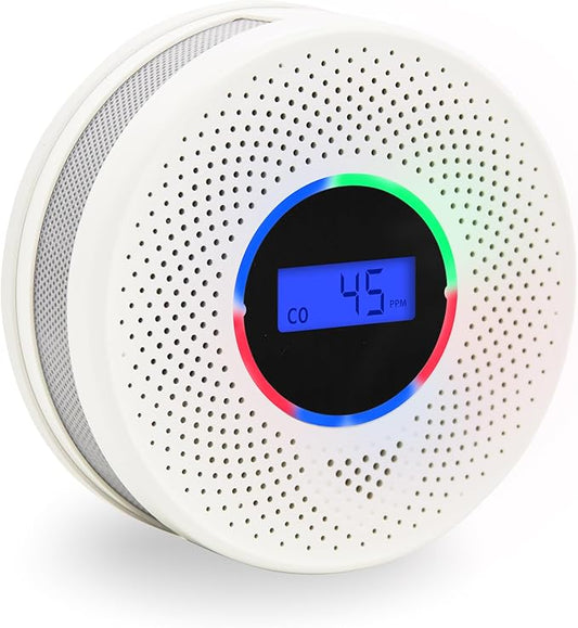 Kesymo 1Pack Upgraded Interlinked Smoke Carbon Monoxide Detector, Battery by Unknown
