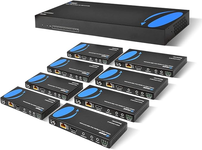 OREI 1x8 HDMI Extender Splitter HDBaseT 4K, HDR by OREI