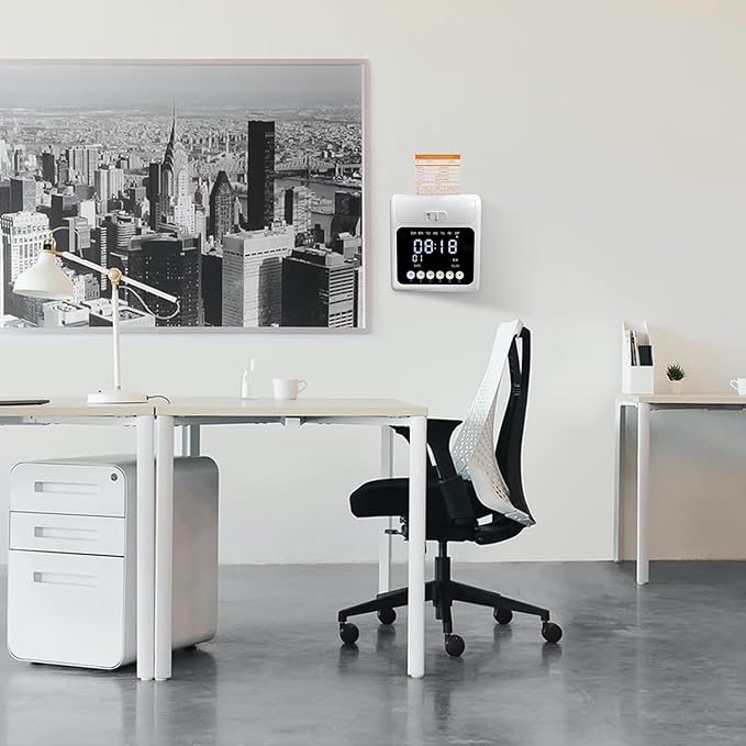 Time Clock with Passcode, Auto-Align Time Clocks - Image 5