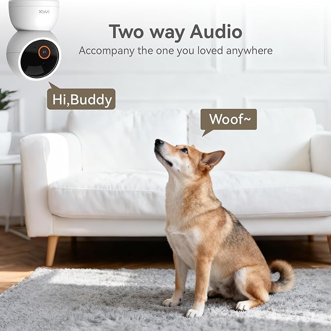 xpai Indoor Camera Wireless, 3K Indoor Camera No Subscription, 360° Motion - Image 6