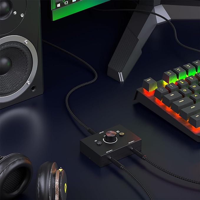3.5mm Stereo Audio Switch Audio Switcher Passive Speaker Headphone Manual - Image 6