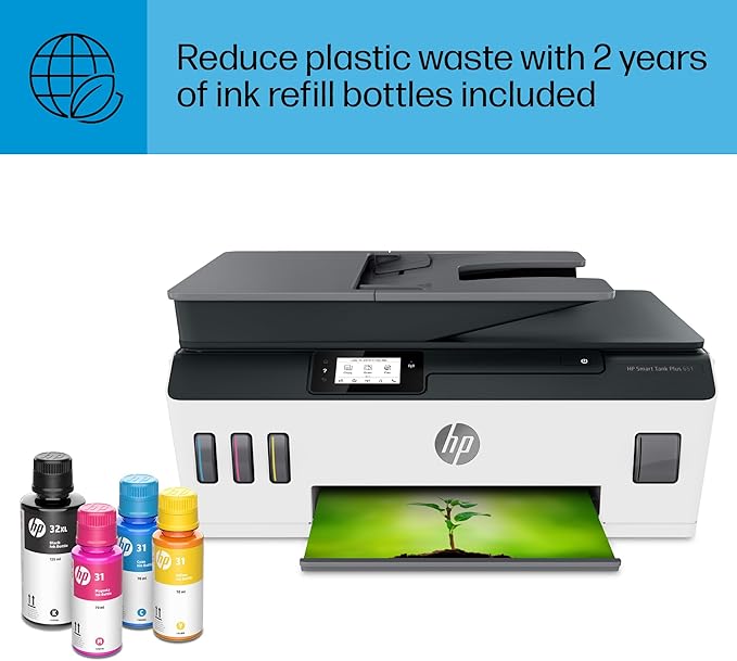 HP Smart Tank Plus 651 Wireless All-in-One Printer, Ink Tank Printer-for-Home - Image 16