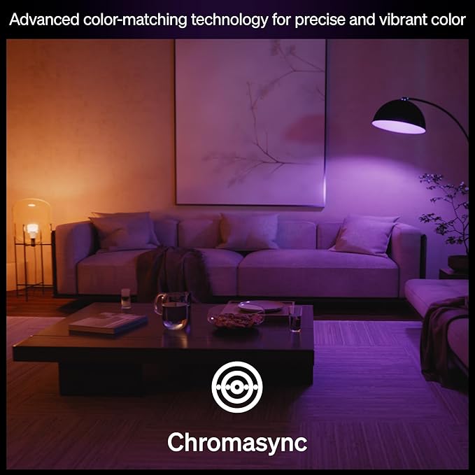 Philips Hue Smart LED A19 Bulb 1-Pack, E26 Base, Full Spectrum Light - Image 6