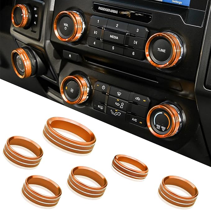 Knob Cover for F150 AC Climate Control Switch/Trailer/4WD/VOL/Tune Button - Image 5