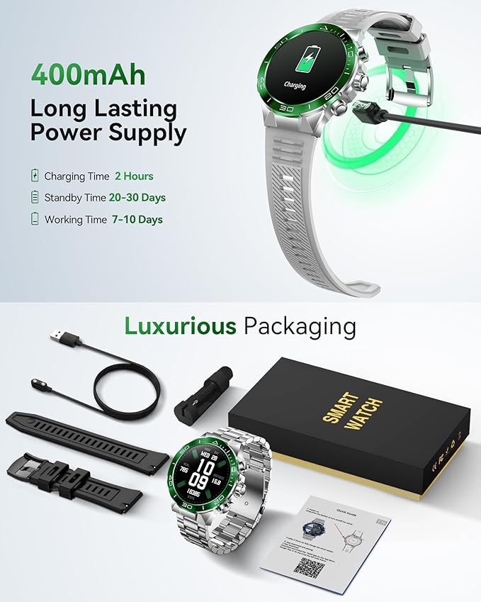 SOUYIE Military Rugged Smart Watch - Image 9