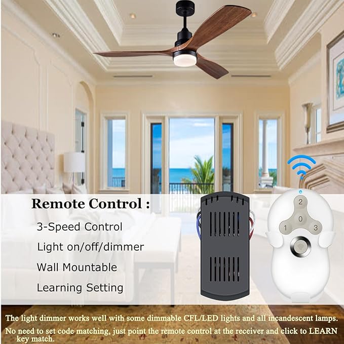 Smart WiFi Universal Ceiling Fan Remote Control Kit - Image 4