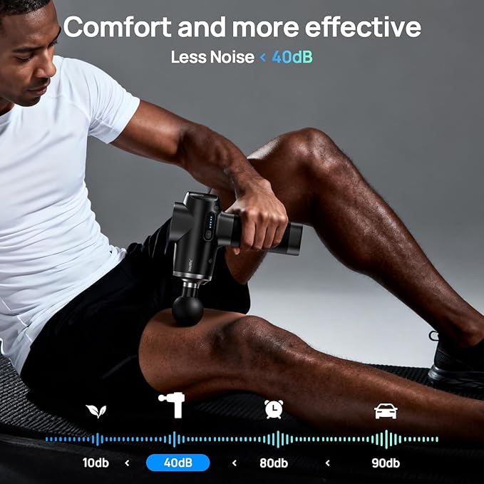 HEYCHY Professional Muscle Massage Gun Deep Tissue, Portable Handheld Massager - Image 2