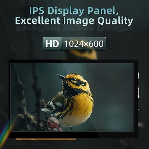 BIGTREETECH 7 inch HDMI Touch Screen Display 1024x600, IPS 160° View Angle - Image 3