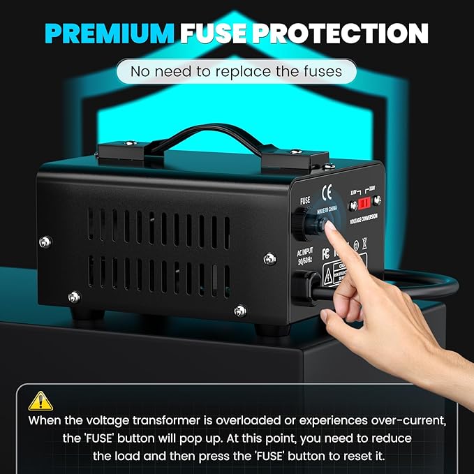 500W Voltage Converter Transformer Step Up/Down Converter 110/120 Volt - Image 7