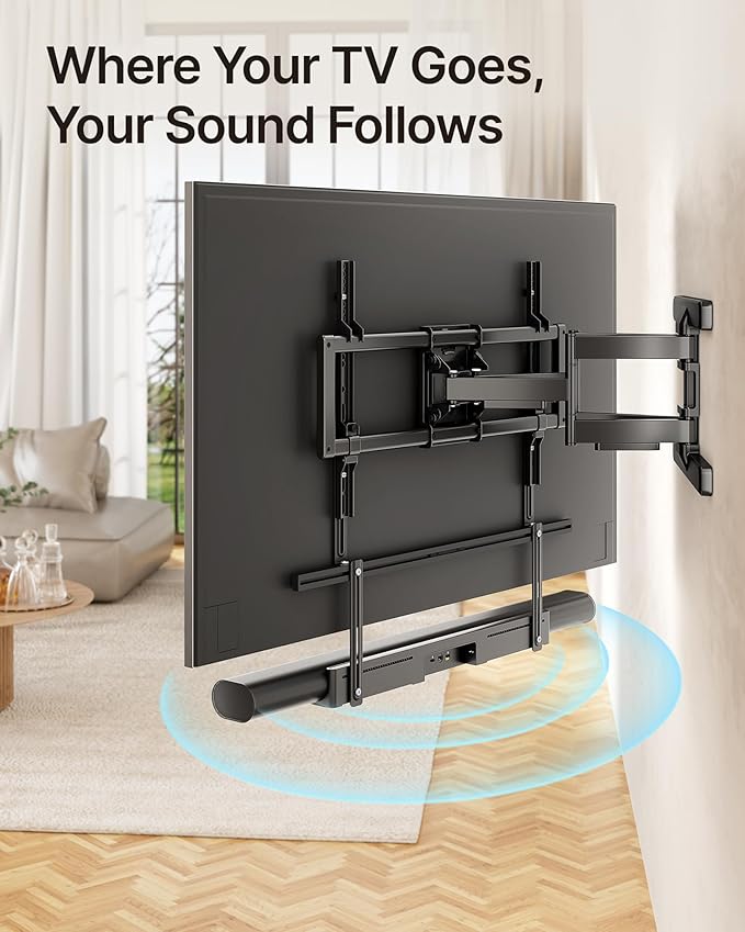 monTEK Soundbar Mount up to 22 lbs fits Sonos Arc/Arc Ultra/Beam/Ray/Playbar - Image 6