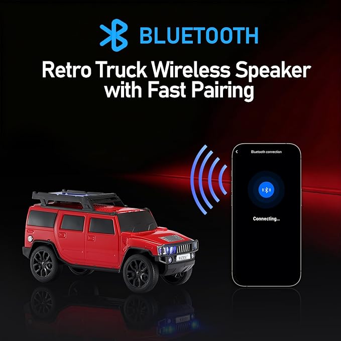 WSTER Solar Off-Road Car Bluetooth Speaker – HD Stereo Sound - Image 2