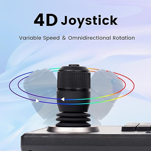 iuZee PTZ Camera Controller 4D Joystick PoE IP PTZ Keyboard - Image 3