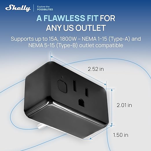 Shelly Smart Plug, Matter Outlet - Image 6
