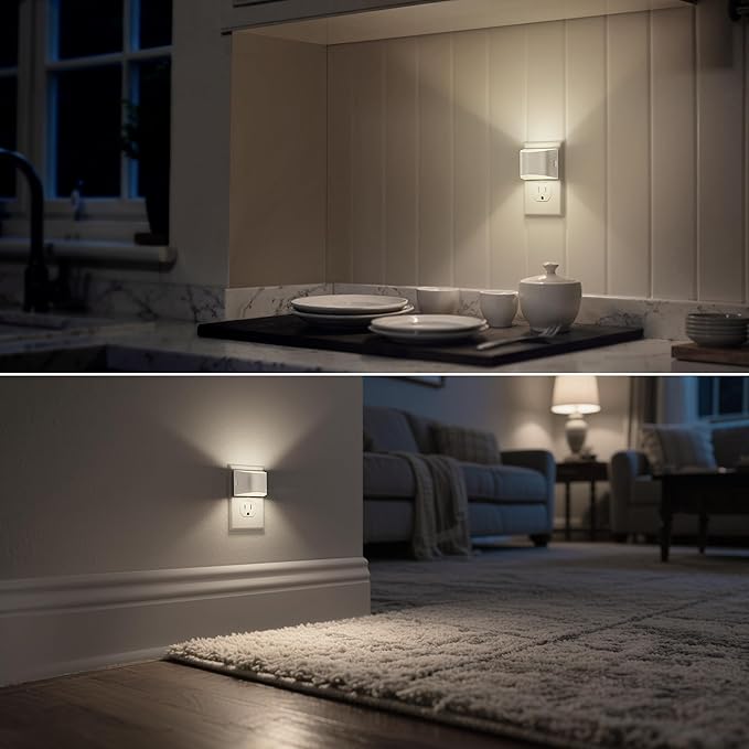 DORESshop LED Night Light, Night Lights Plug into Wall, 3 Level Brightness - Image 6