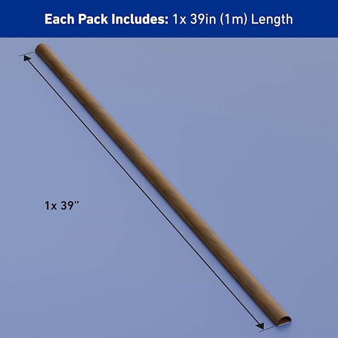 D-Line Half Round Cord Hider, Patented Cable Cover, Hide TV Wall Mount Wires - Image 4
