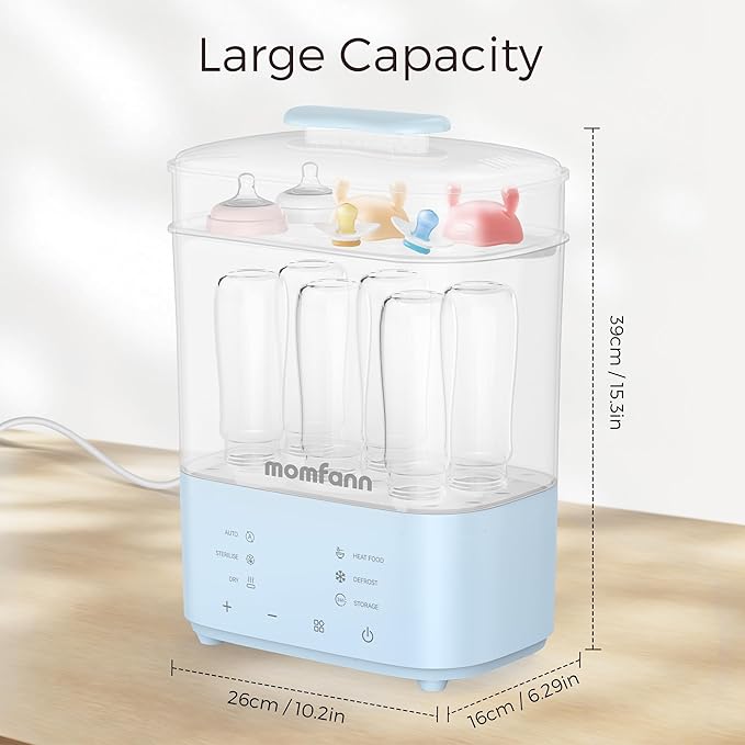 Bottle Sterilizer and Dryer, All-in-One Electric Steam Sterilizer Bottle - Image 7