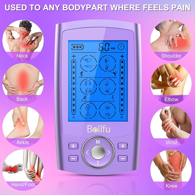 Belfiu TENS & PMS 24 Modes Muscle Stimulator - Image 8