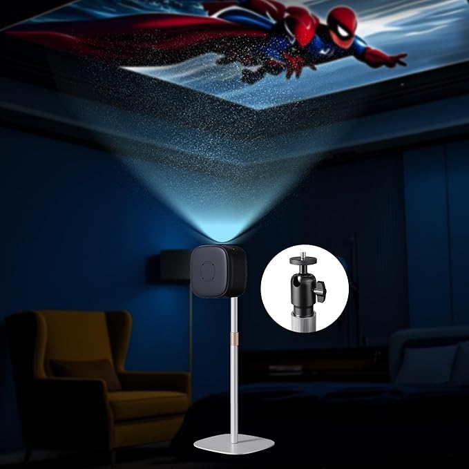 Hocoder Projector Stand Floor Projector Mount Stand 1/4 Screw - Image 5