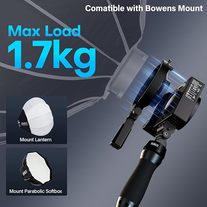 SIRUI Super Bulbs C150X Combo 150W LED Video Light, COB Portable Photography - Image 6