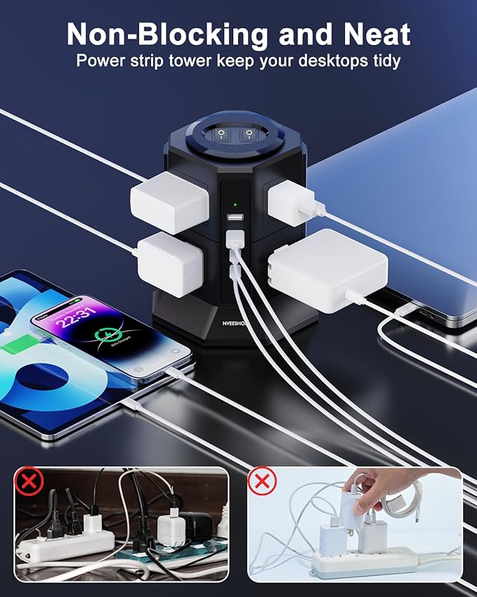 Surge Protector Power Strip - Image 5