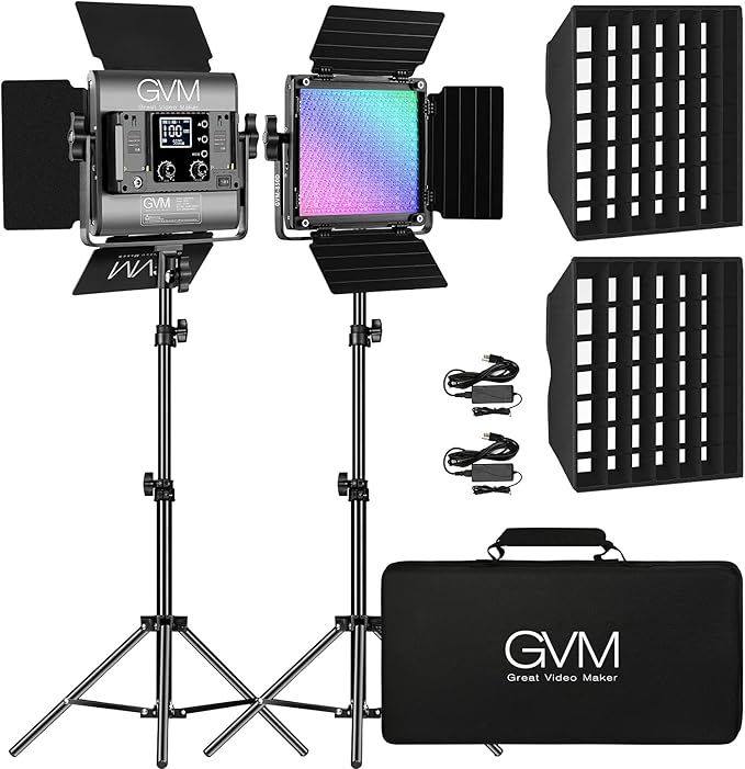 GVM 850D RGB LED Video Lights by GVMGreatVideoMaker