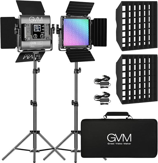 GVM 850D RGB LED Video Lights by GVMGreatVideoMaker