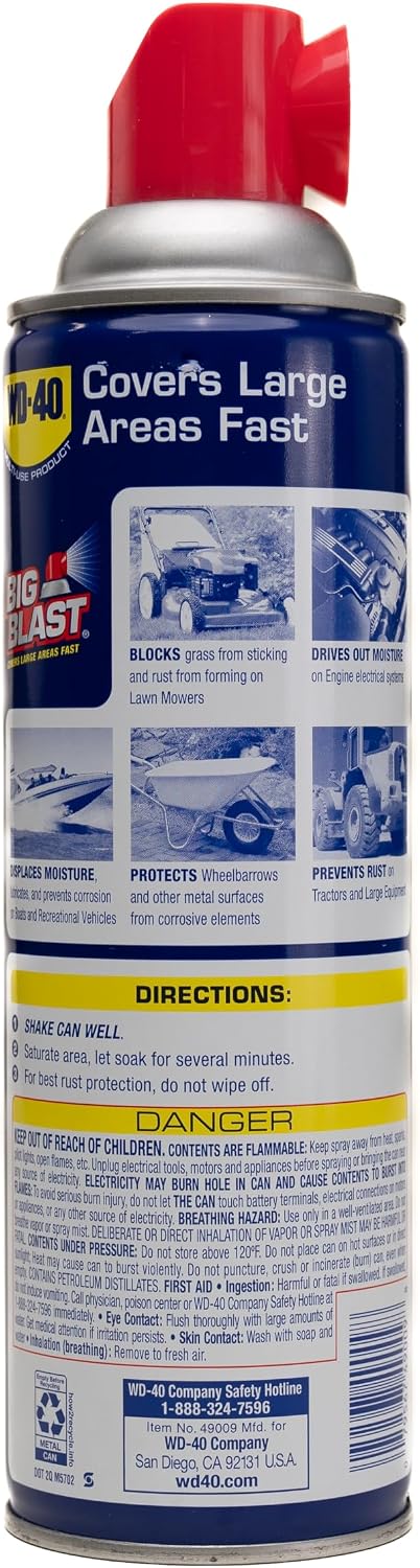 WD-40 Original Formula, Multi-Use Product with Big-Blast Spray, 18 OZ