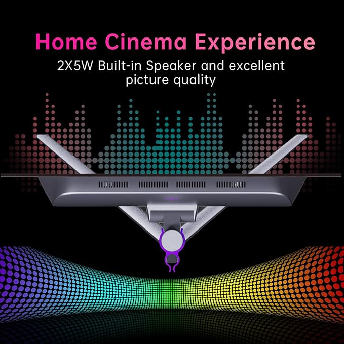 KTC 27 Inch OLED Gaming Monitor, QHD 2560 x 1440, Type-C 65W, Built-in Speakers - Image 4