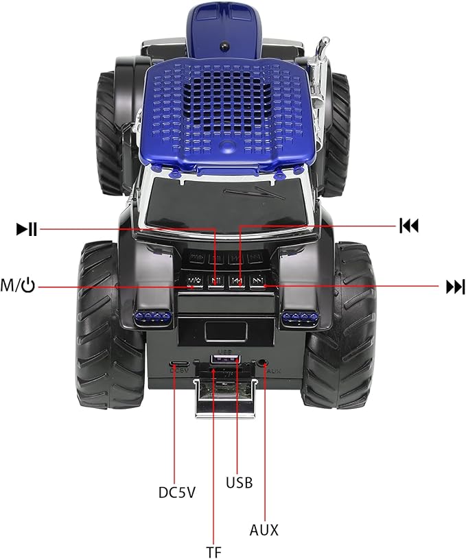 Tractor Head Bluetooth Speaker – unique Bluetooth car speaker - Image 7