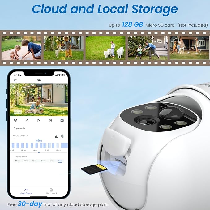 Cinnado 2K Cameras for Home Security-2.4G WiFi Outdoor Camera Wireless - Image 7
